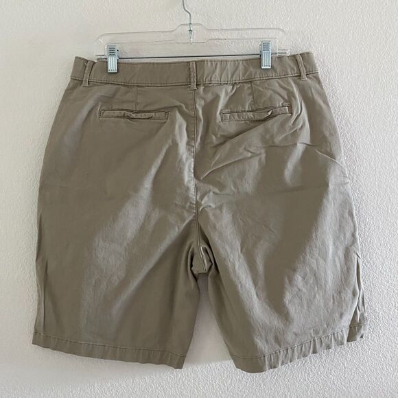 Croft & Barrow Womens Classic Fit Stretch‎ Short Size 16 Khaki - Picture 2 of 9
